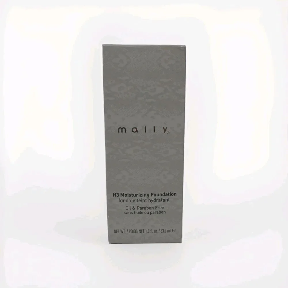 Mally H3 Moisturizing Foundation 1.8 New In Box DEEP